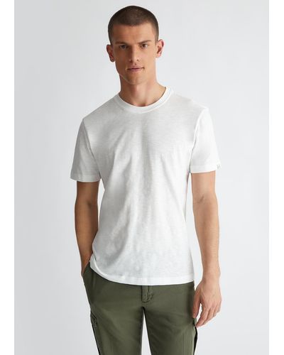 Liu Jo Liu Jo T-shirt En Coton Flammé - Blanc