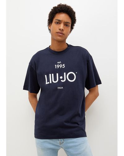 Liu Jo Liu Jo T-shirt Con Logo - Blu