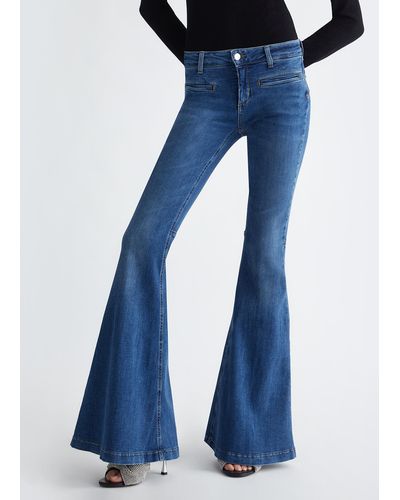 Liu Jo Liu Jo Jeans Flare A Vita Bassa - Blu