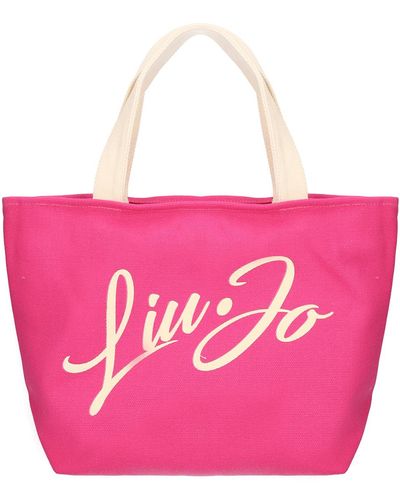 Liu Jo Liu Jo Shopper Avec Logo - Rose