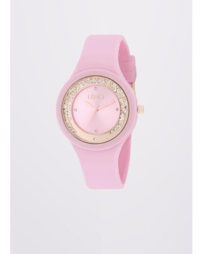 Liu Jo Liu Jo Montre En Silicone Rose