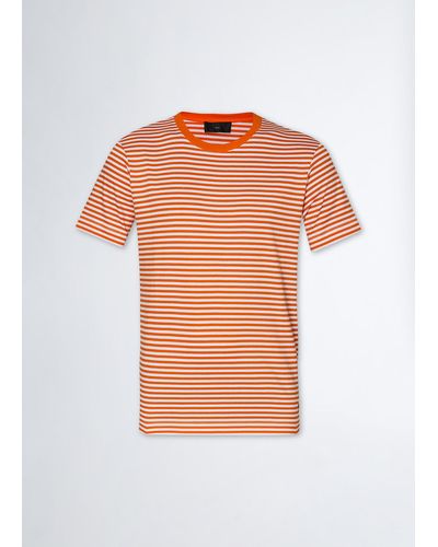 Liu Jo Liu Jo T-shirt À Rayures - Orange