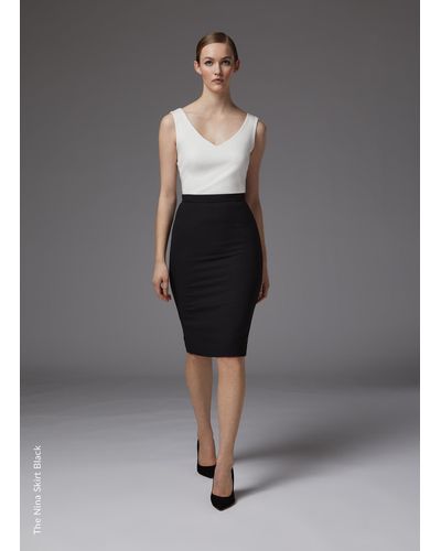 LK Bennett Nina Pencil Skirt - Black