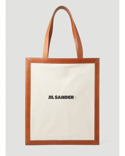 Jil Sander Logo Print Tote Bag - Multicolor