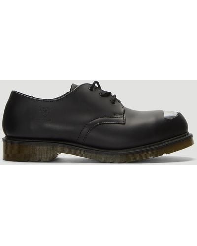 Raf Simons X Dr. Martens Exposed Steel Toe Shoes - Black