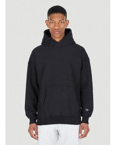 Champion Reverse Fleece Hooded Sweatshirt - Black