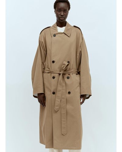 The Row Montrose Trench Coat - Natural