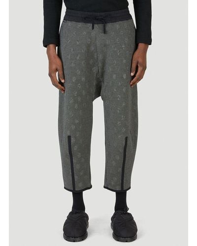 BYBORRE Tapered Track Trousers - Grey