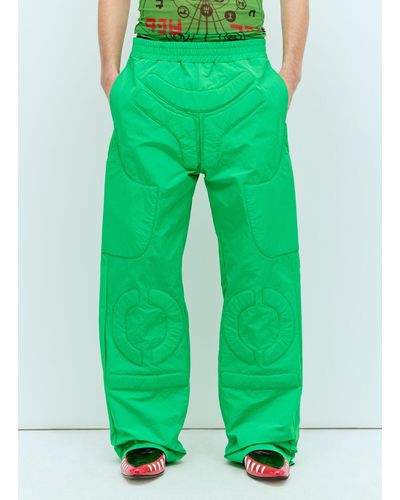 Walter Van Beirendonck Space Trousers - Green