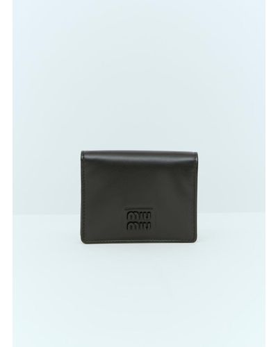Miu Miu Small Leather Wallet - Green