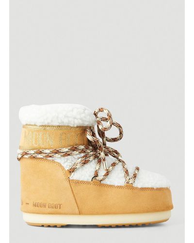 Moon Boot Mars Shearling Snow Boots - Brown