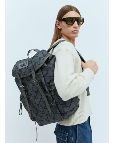 Gucci Gg Backpack - Grey