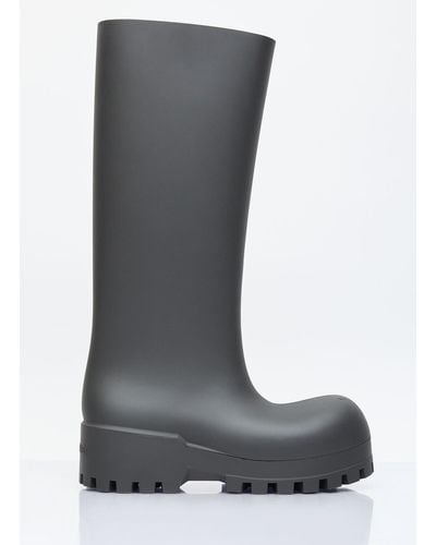 Balenciaga Bulldozer Rain Boots - Grey