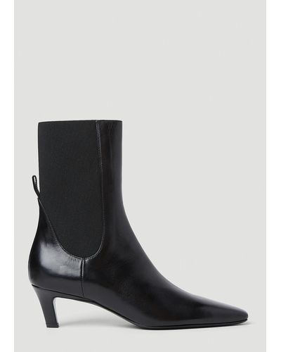 Totême The Mid Heel Boots - Black