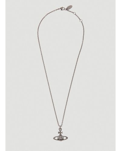 Vivienne Westwood Mayfair Bas Relief Necklace - Gray