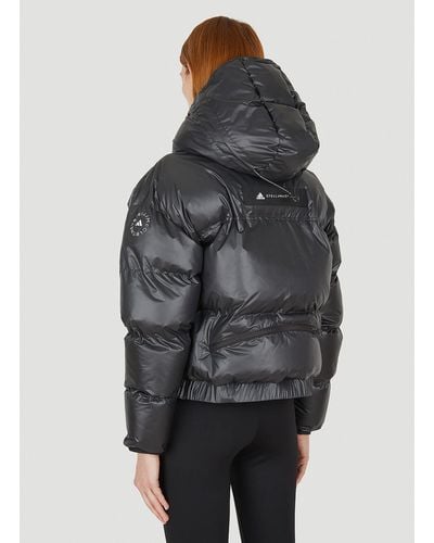 adidas By Stella McCartney Quilted Puffer Jacket - Black