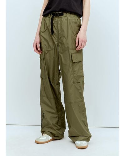 3 MONCLER GRENOBLE Ripstop Cargo Trousers - Green