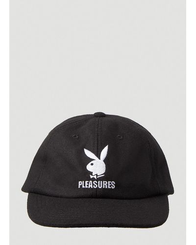 Pleasures X Playboy Bunny Strapback Baseball Cap - Black