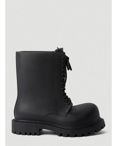 Balenciaga Xl Army Boots - Black