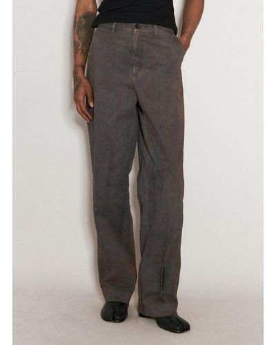 Y. Project Pinched Rusted Pants - Gray