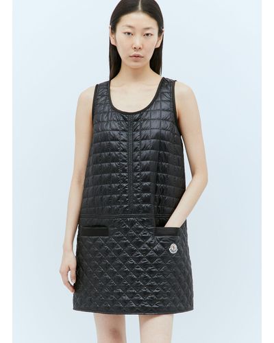 Moncler Quilted Mini Dress - Blue
