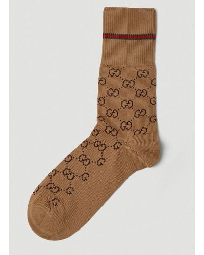 Gucci GG Socks - Natural