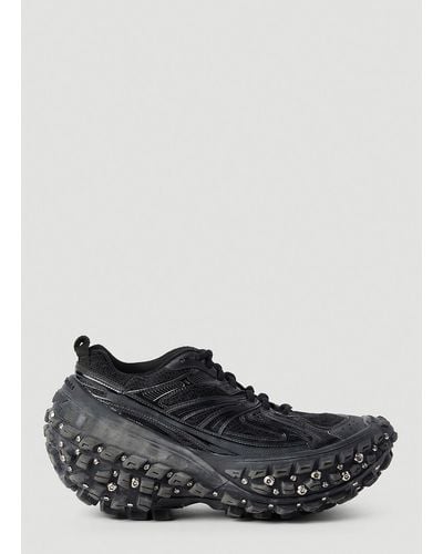 Balenciaga Bouncer Screw Piercing Embellished Sneakers - Black