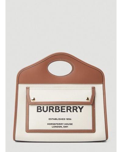 Burberry Pocket Tote Bag - Multicolour