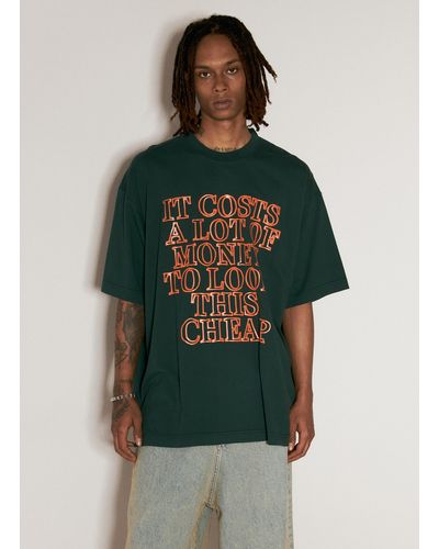 Vetements Very Expensive T-shirt - Green