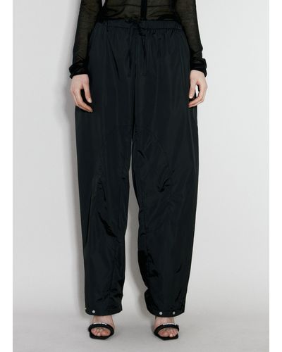 Alexander Wang Drawstring Track Trousers - Black