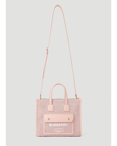 Burberry Freya Mini Tote Bag - Pink
