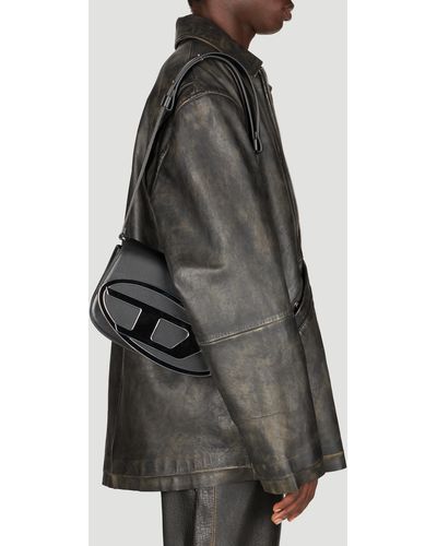 DIESEL Mann Crossbody Bags One Size - Gray