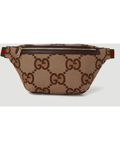 Gucci Jumbo Gg Belt Bag - Natural