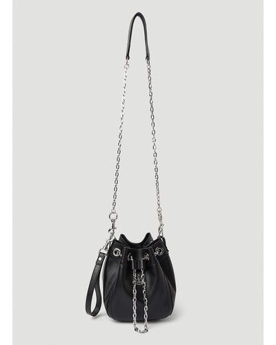 Vivienne Westwood Chrissy Small Bucket Shoulder Bag - White