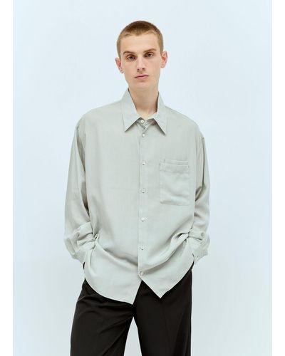 Lemaire Double Pocket Shirt - Gray