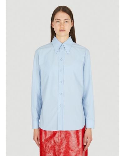 Gucci Dagger Collar Shirt - Blue