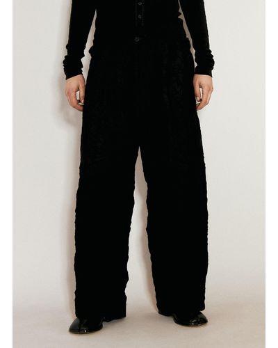 Yohji Yamamoto G-standard String Trousers - Black