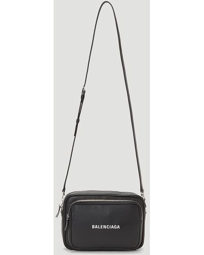 Balenciaga Everyday Leather Crossbody Bag - White
