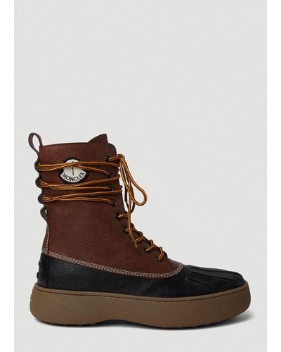 8 MONCLER PALM ANGELS X Tod's Winter Boots - Brown