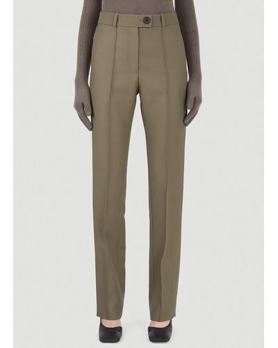 Peter Do Tailored Straight Leg Pants - Natural