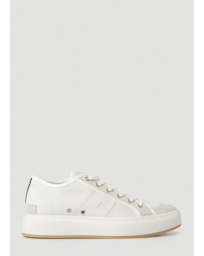 Stone Island Compass Patch Trainers - White