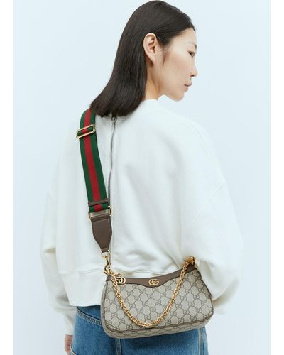 Gucci Ophidia Small Shoulder Bag - Gray