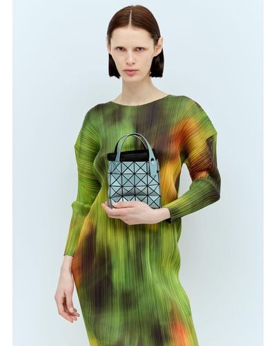 Bao Bao Issey Miyake Lucent Boxy Prism Handbag - Green