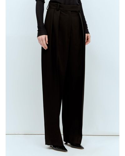 Khaite Cessie Tailored Trousers - Black