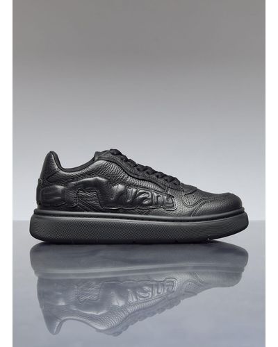 Alexander Wang Cloud Leather Trainers - Grey