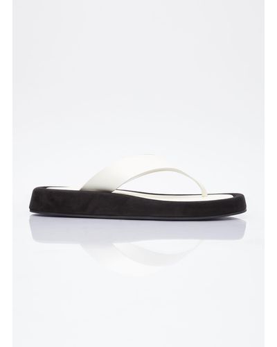 The Row Ginza Sandals - White