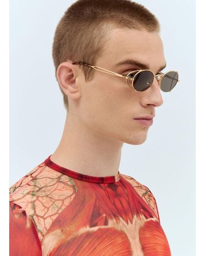 Jean Paul Gaultier The 55-3175 Sunglasses - Metallic