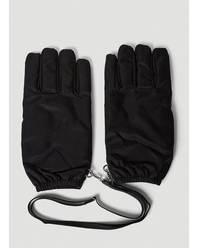 Prada Re-nylon Gloves - Black