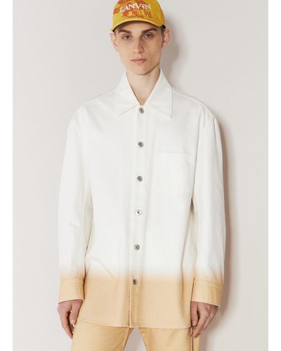 Lanvin Gradient-effect Shirt - Natural