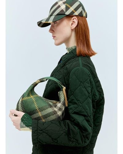 Burberry Mini Peg Duffle Handbag - Green